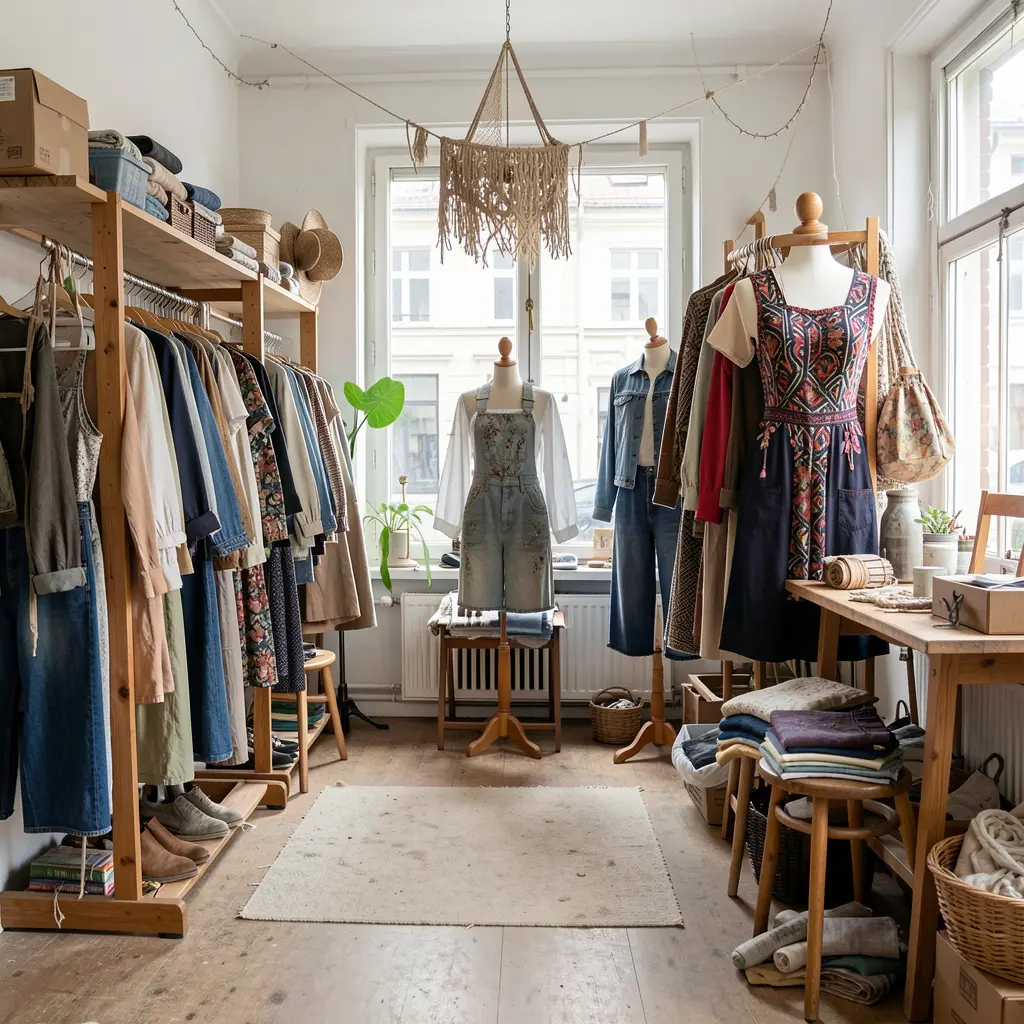 Kreativ ateljé för kläddesign och upcycling i Stockholm